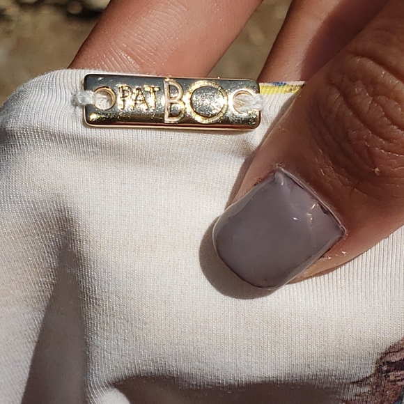 PatBO Original Women's One Piece Swimsuit V-Neck - Picture 4 of 5